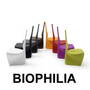 muebles Biophilia y F3 de Vondom